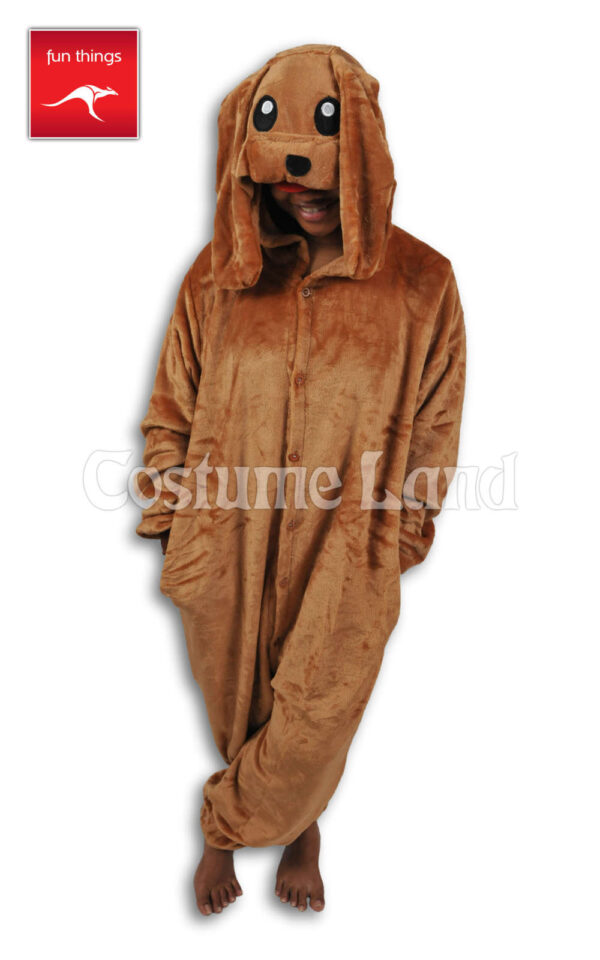 Dog Brown Onesie Costume Land