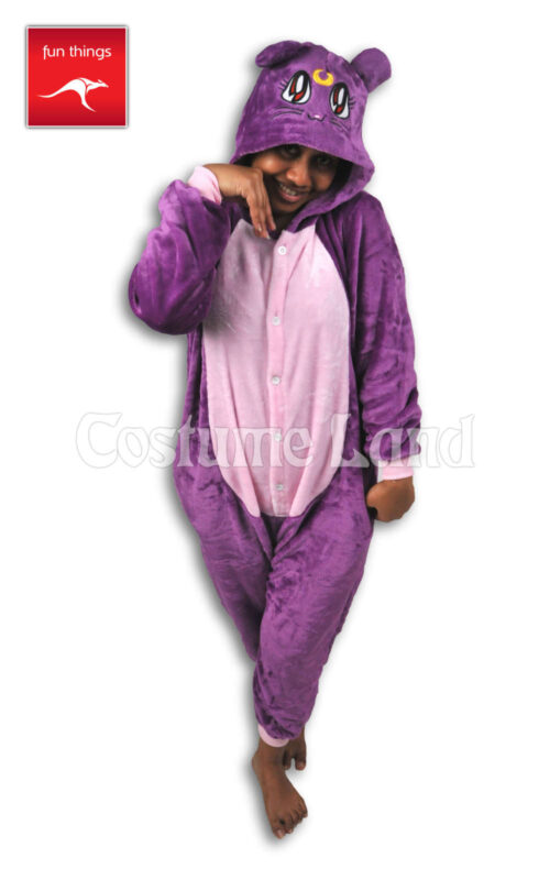 Onesie Purple Cat