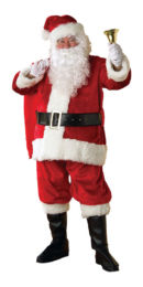 Velour Santa Suit Deluxe Velour Santa Suit Costume Adelaide