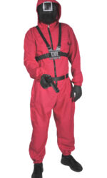 Unisex Squid Game Mask & Jumpsuit